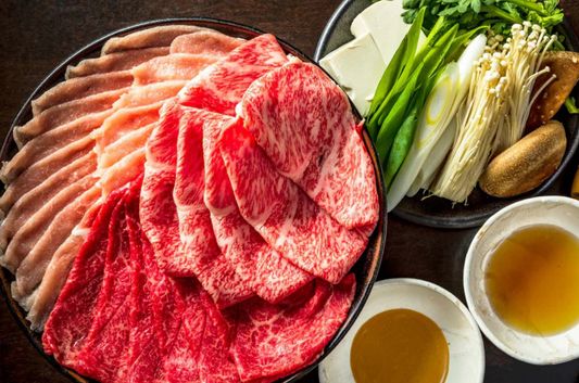 【しゃぶしゃぶセット】肉3種(800g)オリジナル塩ポン酢2本付